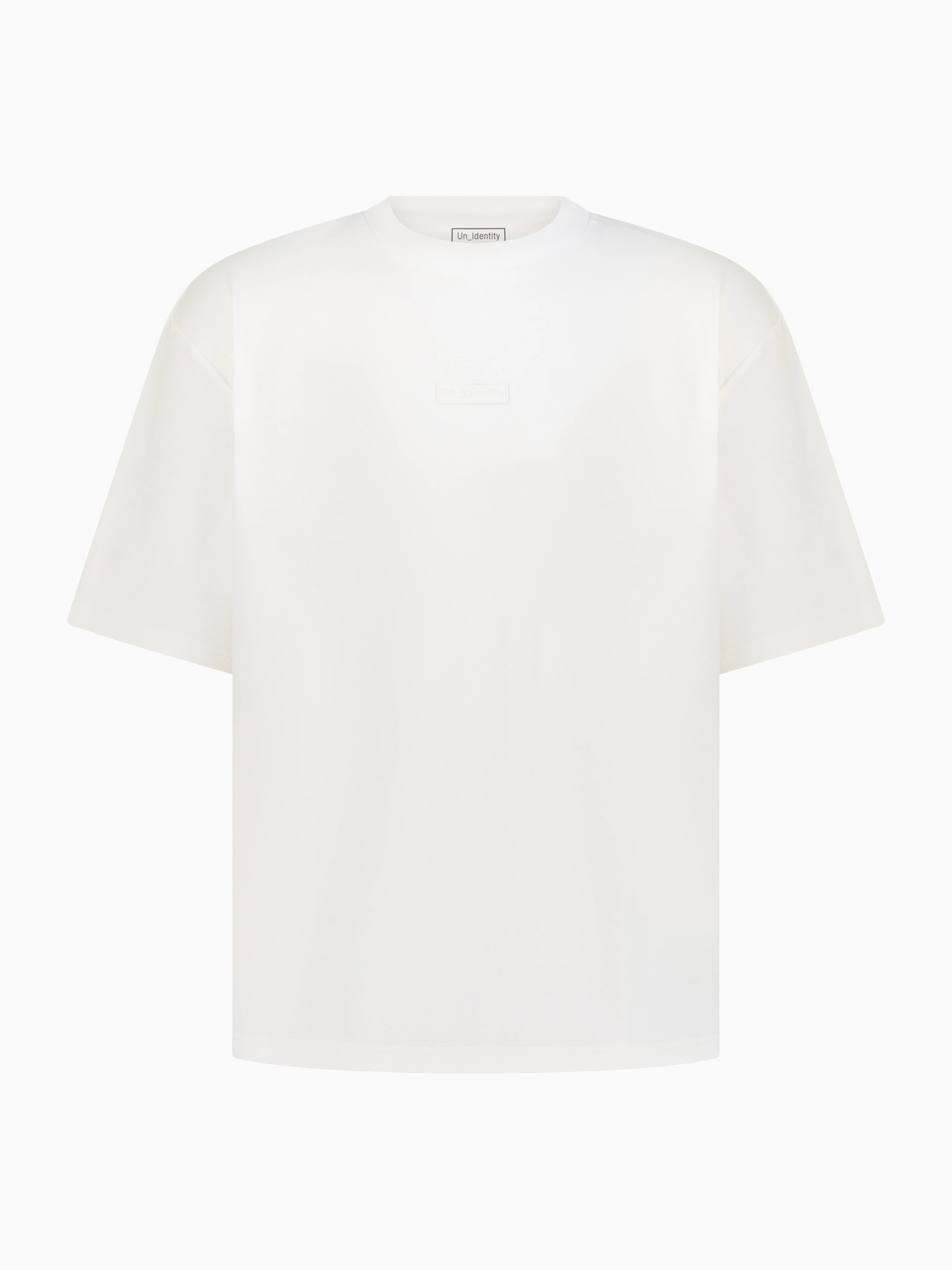 White Unidentity tee. #color_white