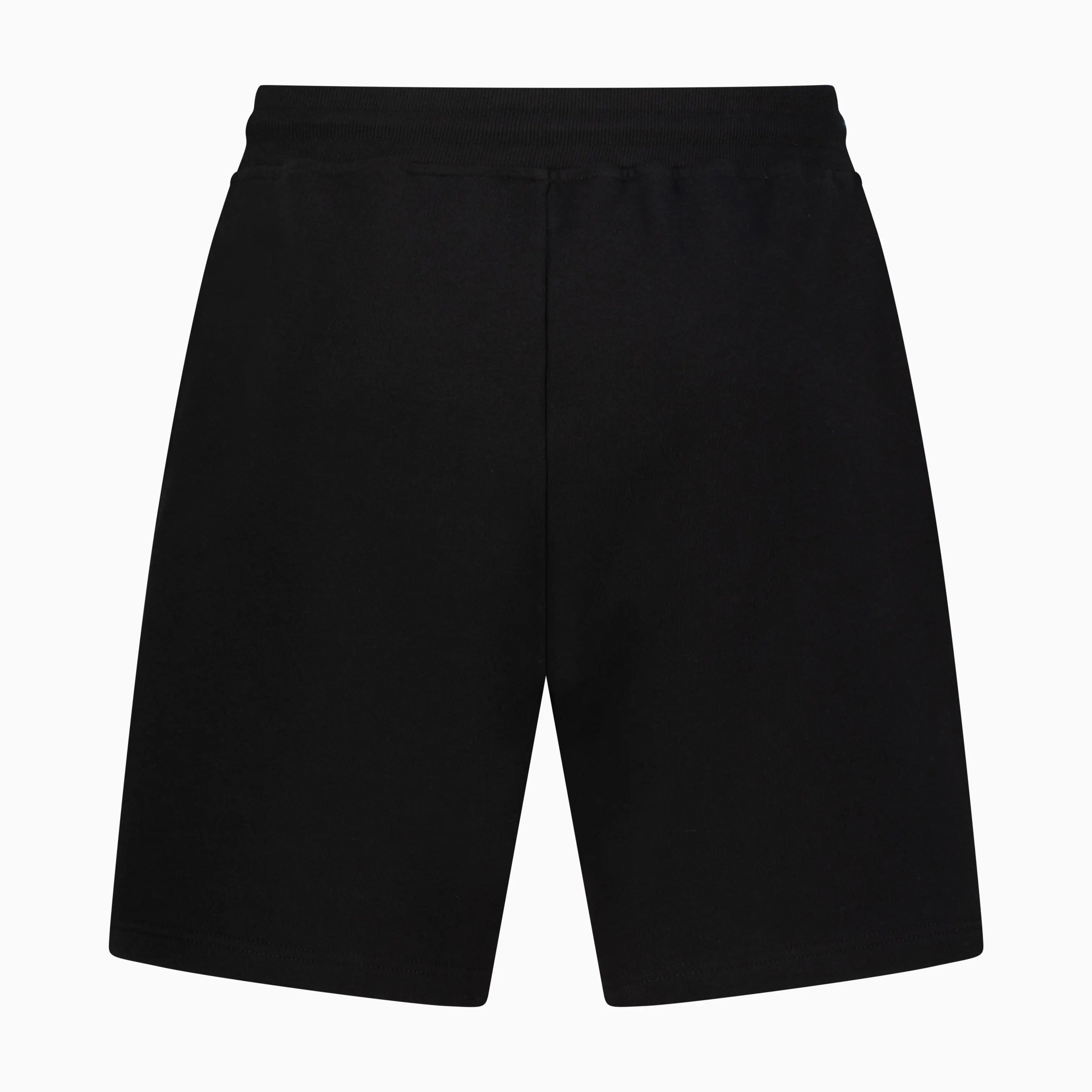 Black shorts, back side