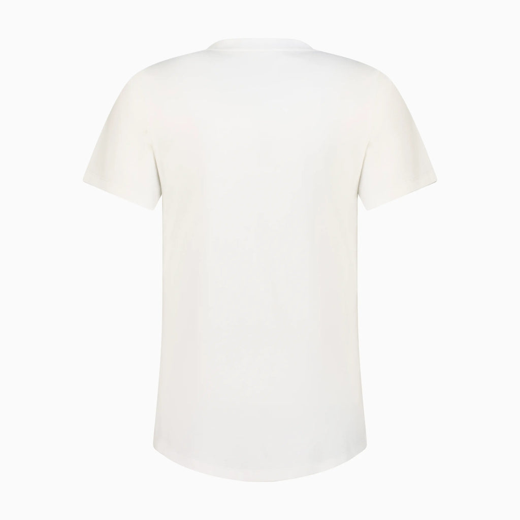 White tee back 